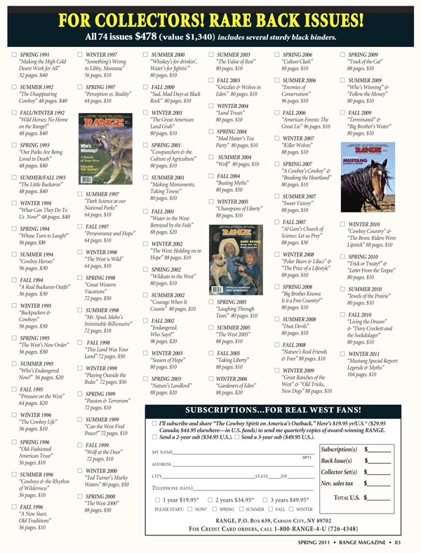 rare back issues